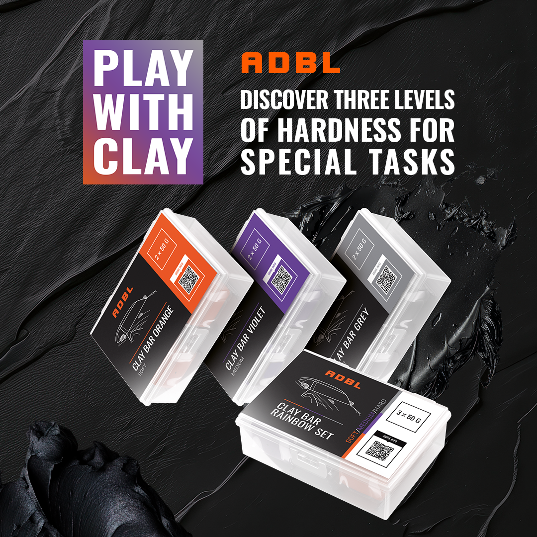 PLAY WITH CLAY! DISCOVER THREE TYPES OF NEW CLAY BARS!